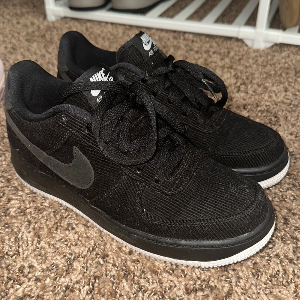 Nike Air Force 1 AF1 LV8 Style BG 'Black-Corduroy' |BV1233-001| 6Y = 7.5 W